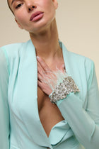 Tailleur Chiffon Verde Tiffany - 22 Spazio Boutique