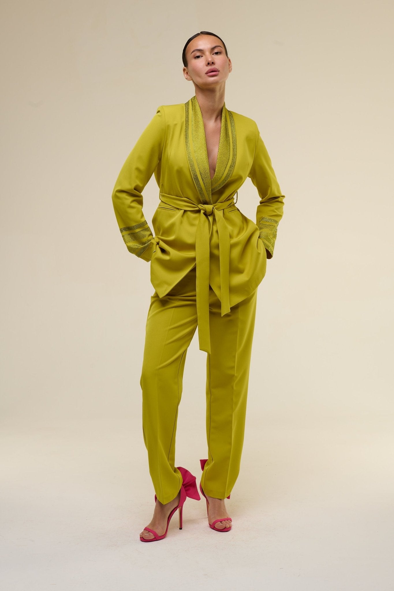 Tailleur lime couture - 22 Spazio Boutique