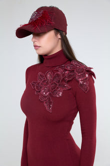 DRESS COLLO ALTO FLOWER