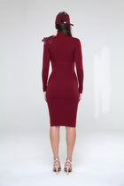 DRESS COLLO ALTO FLOWER