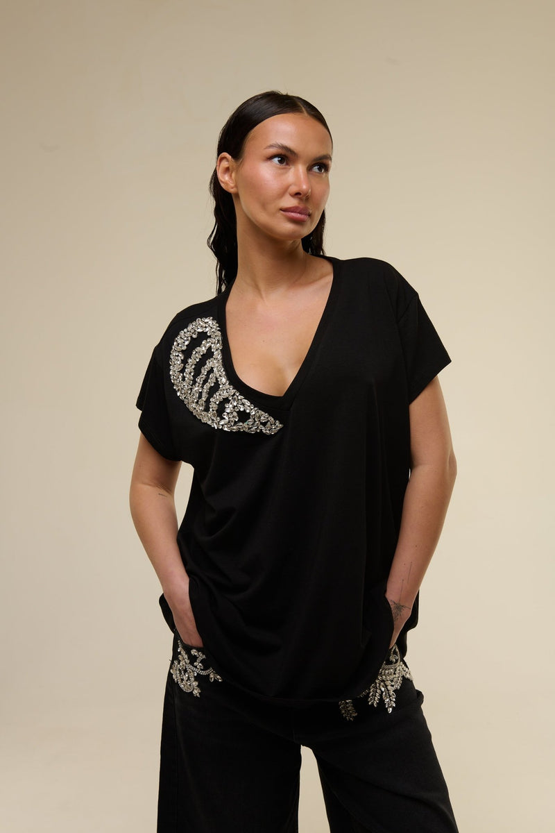 Shirt Vanya Nera - 22 Spazio Boutique