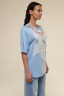 Shirt Azzurra Gioiello - 22 Spazio Boutique