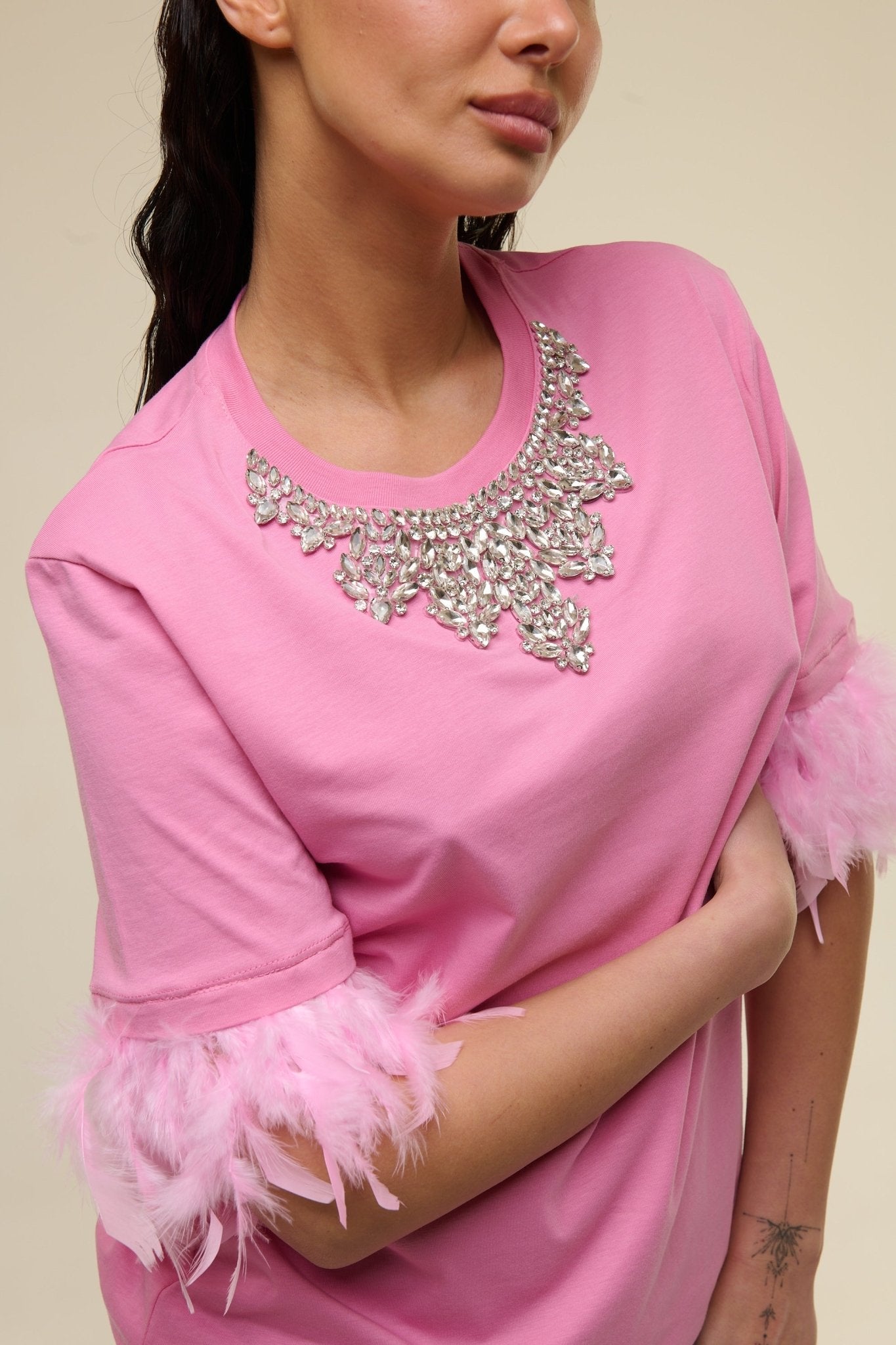 Shirt Rosa Plume - 22 Spazio Boutique