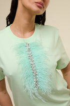 Shirt Verde Plume - 22 Spazio Boutique