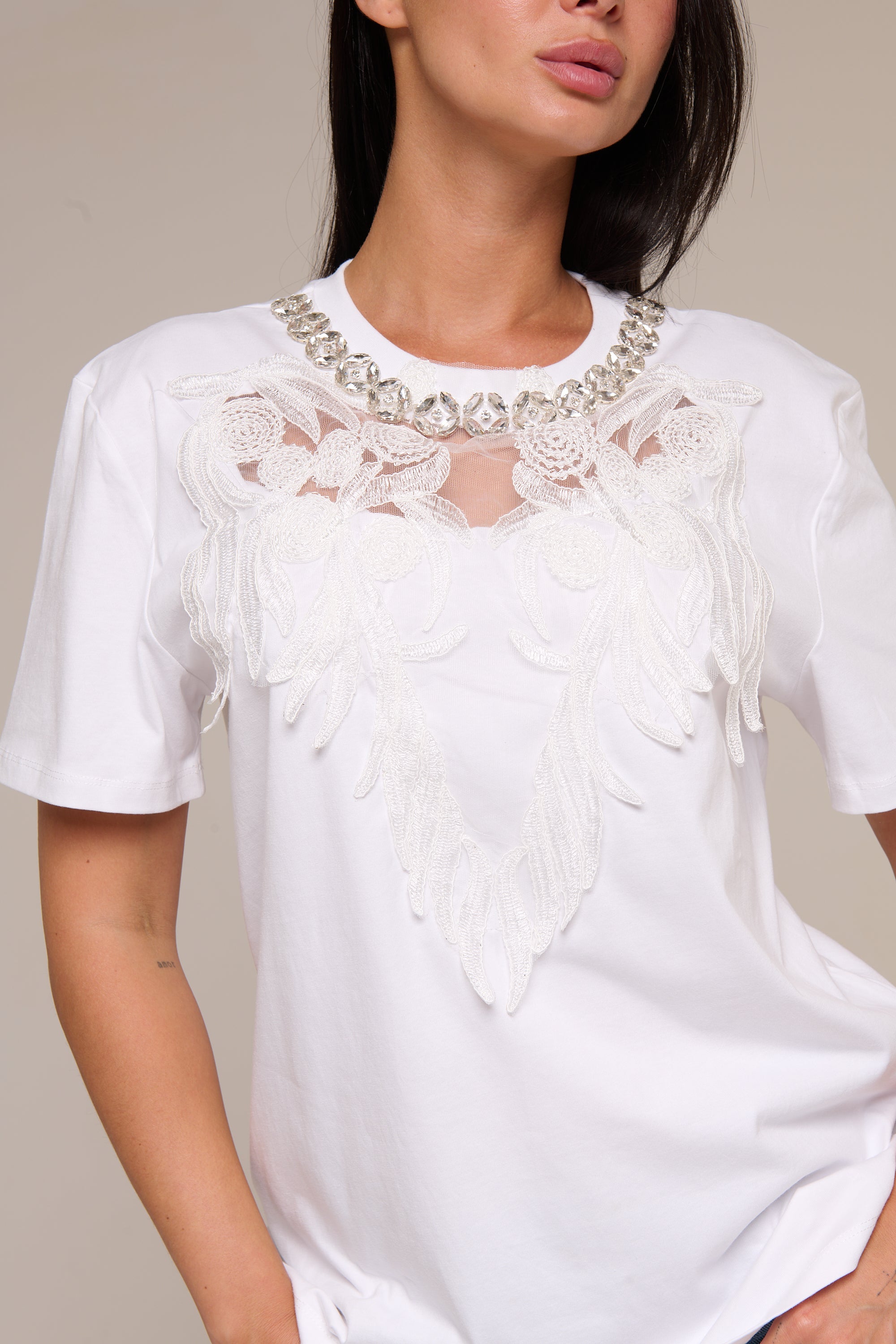 T-Shirt Bianca Patty