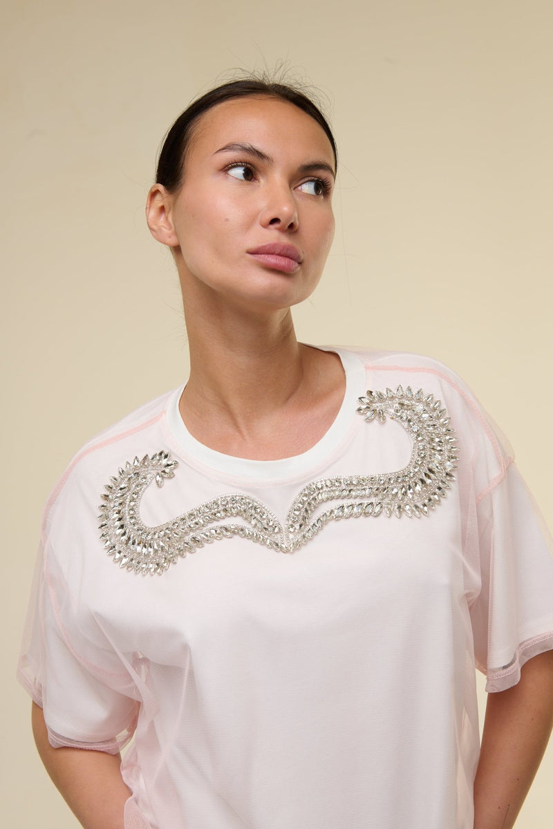 T-Shirt Rosa Sher - 22 Spazio Boutique