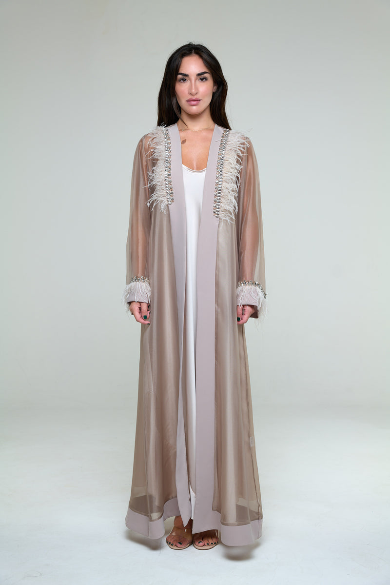 Caftano Nancy Beige
