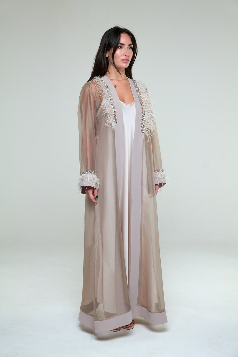 Caftano Nancy Beige