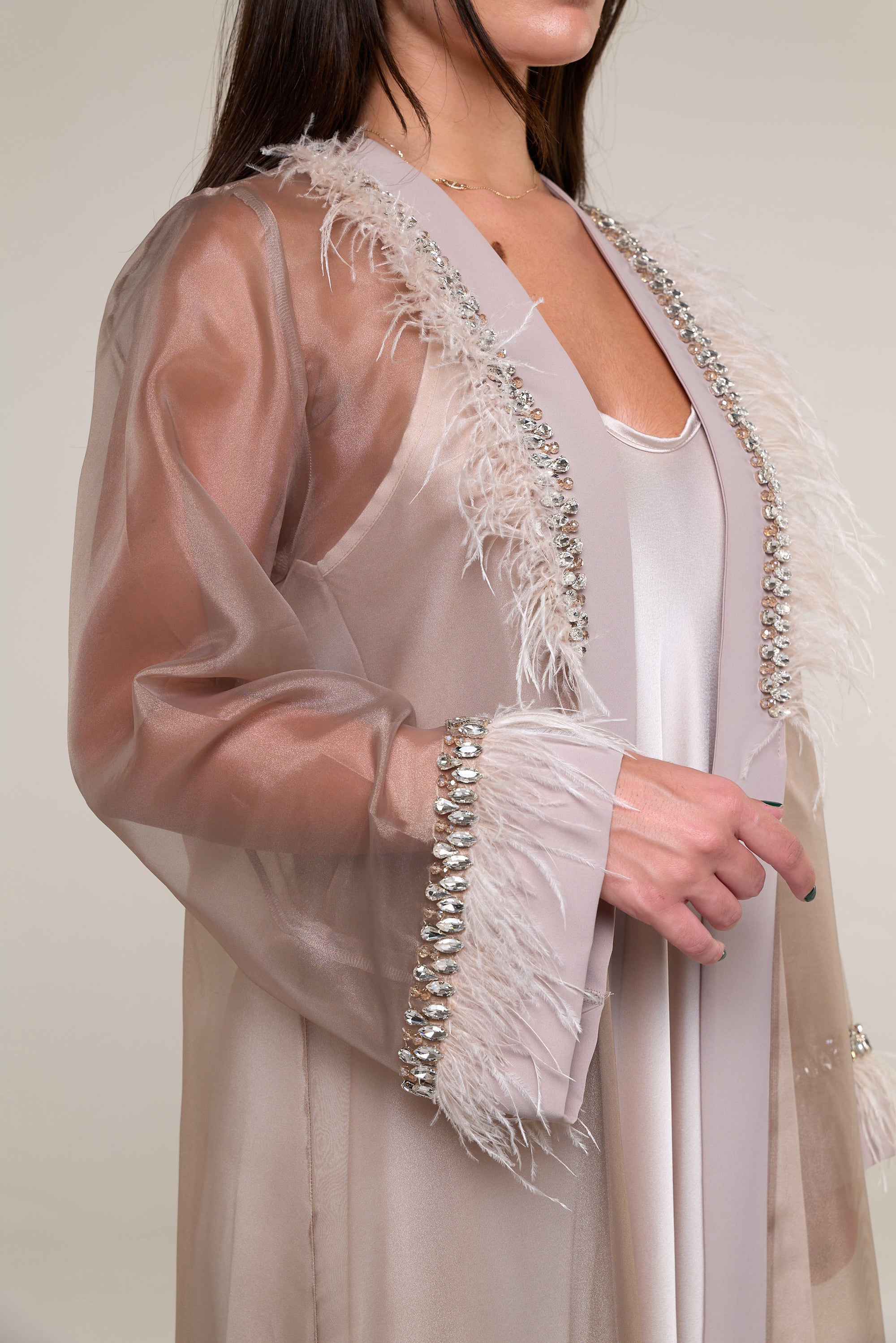 Caftano Nancy Beige