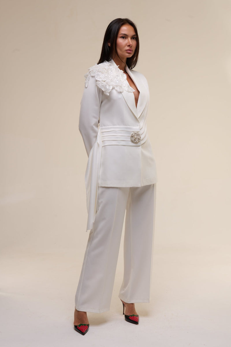 Tailleur Adele Bianco - 22 Spazio Boutique