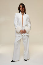 Tailleur-Over Gioiello Bianco