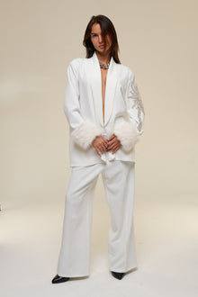 Tailleur-Over Gioiello Bianco