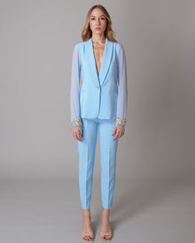 Tailleur Chiffon Azzurro