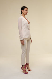 Tailleur Chiffon Beige - 22 Spazio Boutique