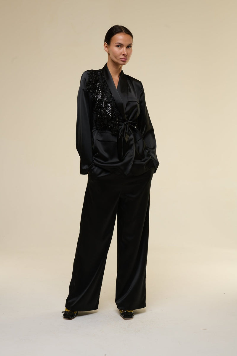 Tailleur Kimono Nero - 22 Spazio Boutique