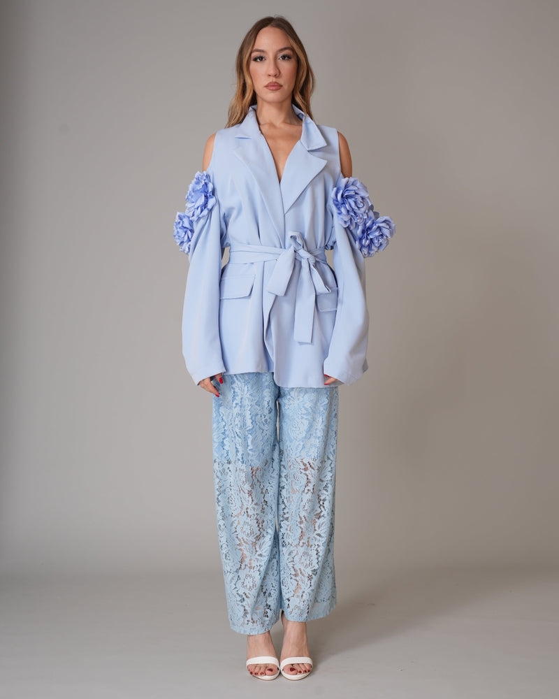 Tailleur Over Rose Azzurro