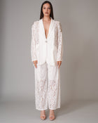 Tailleur Pizzo Bianco