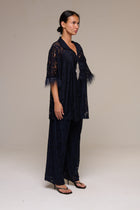 Completo Pizzo Jessica Blu