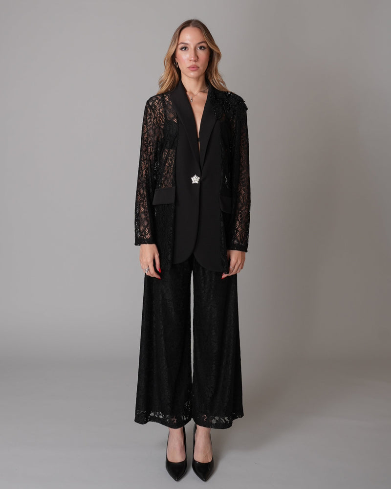 Tailleur Pizzo Nero