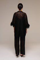 Completo Pizzo Jessica Nero
