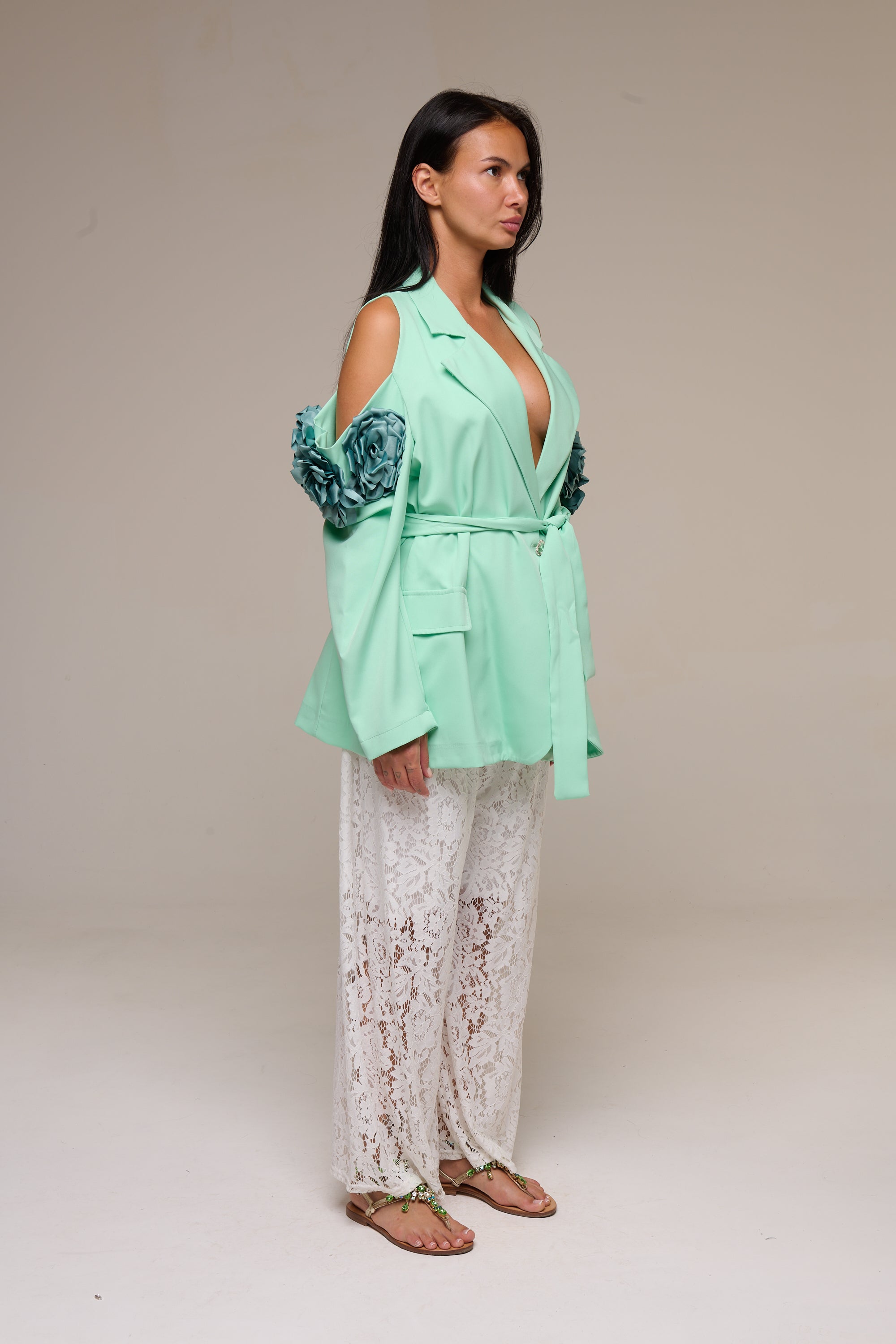 Tailleur Over Rose Verde