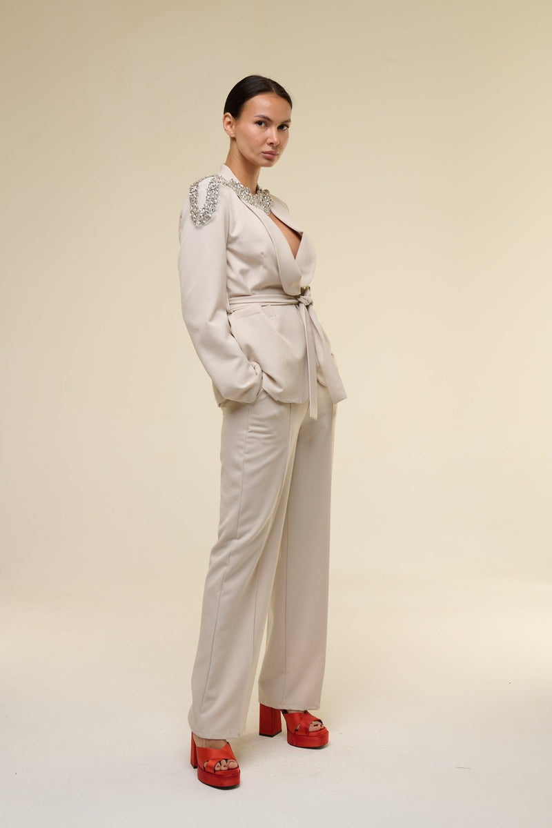 Tailleur Sofy Beige - 22 Spazio Boutique