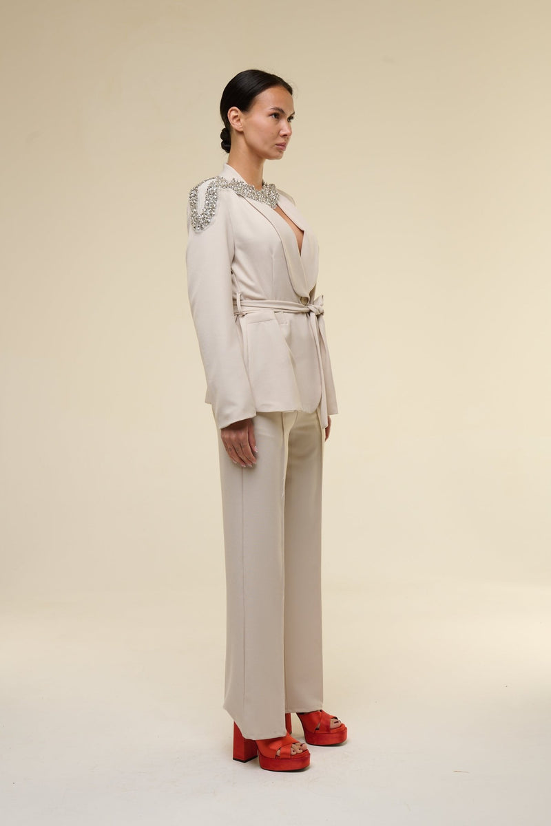 Tailleur Sofy Beige - 22 Spazio Boutique