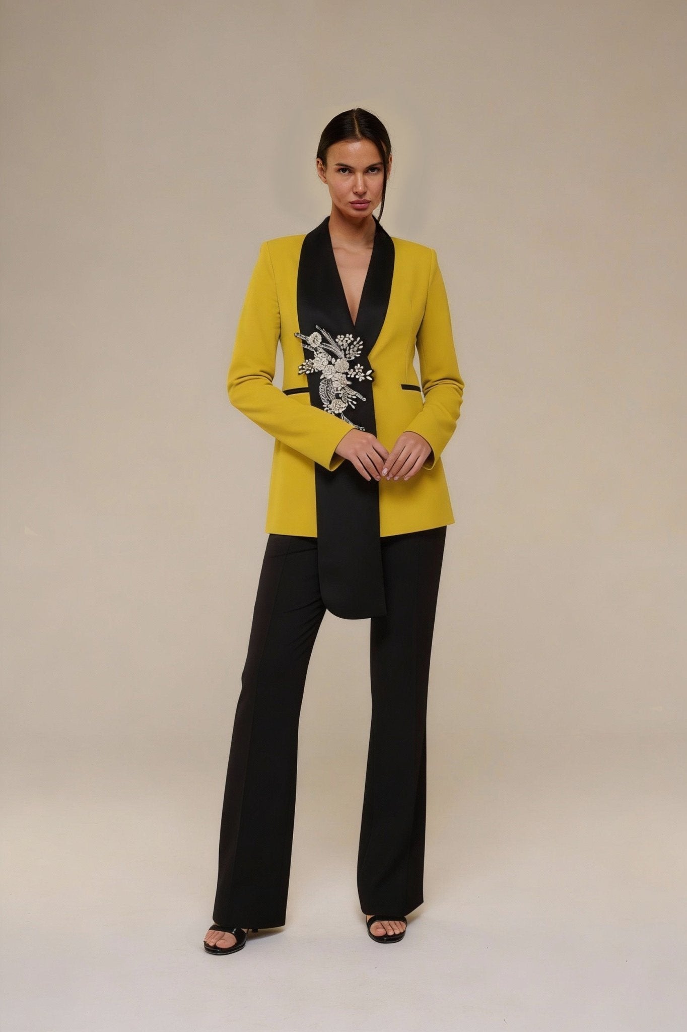 Tailleur Raisy Giallo Ocra - 22 Spazio Boutique