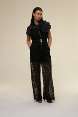 Tuta Pizzo Sandy Nera - 22 Spazio Boutique