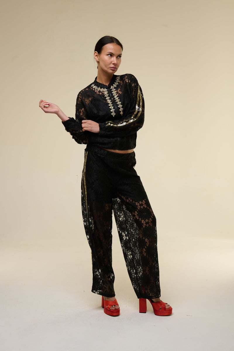 Tuta Pizzo Nero Kiara - 22 Spazio Boutique