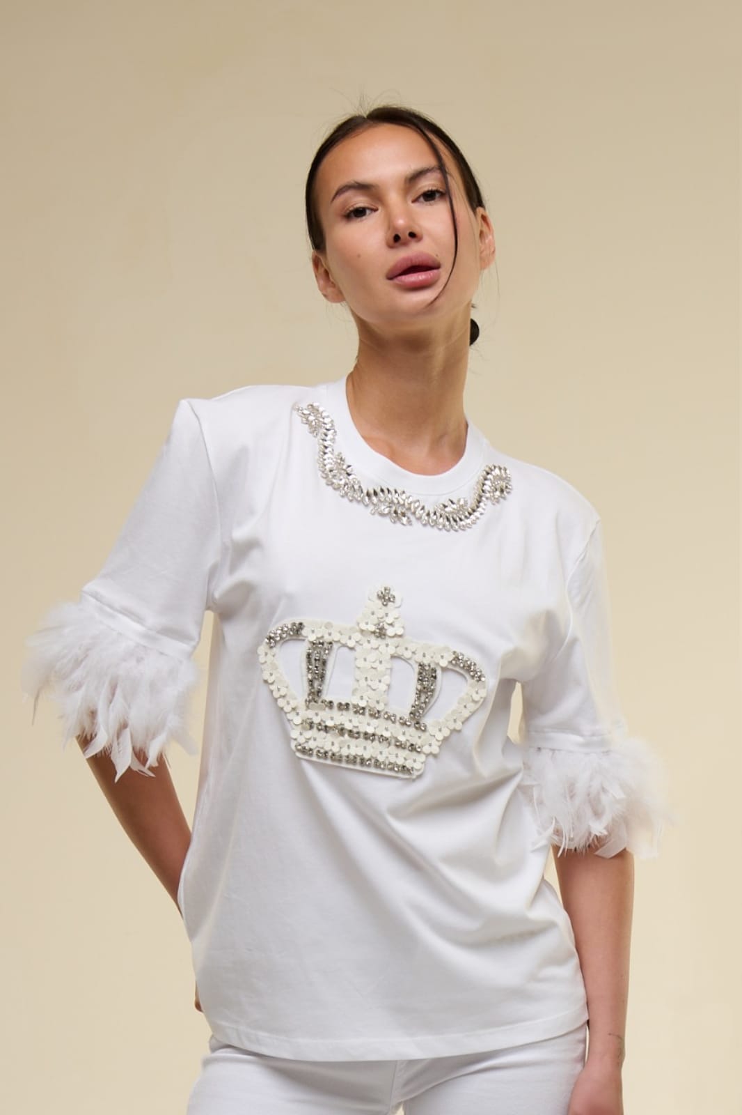 T-Shirt Bianca - 22 Spazio Boutique