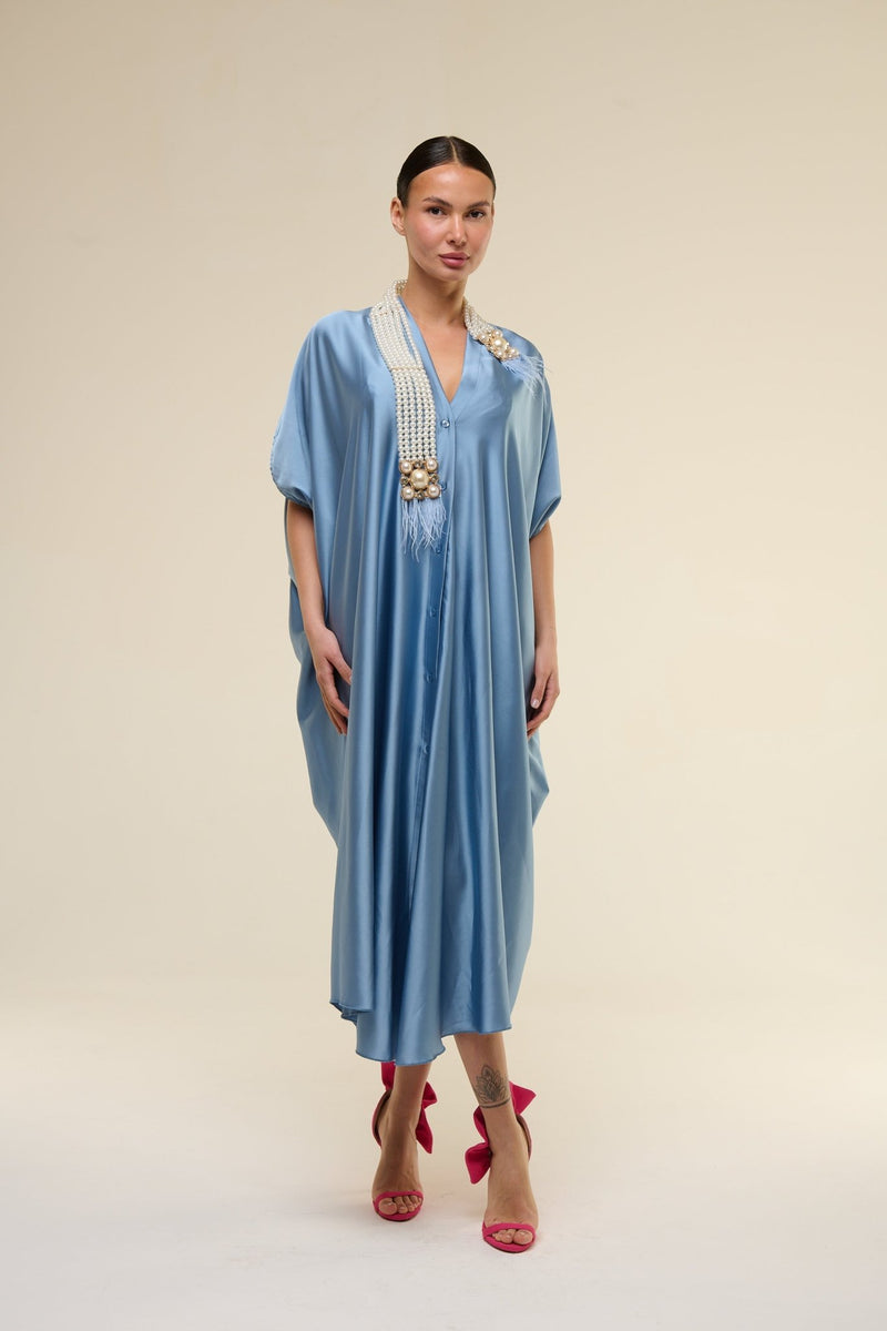 Caftano Gioiello Azzurro - 22 Spazio Boutique