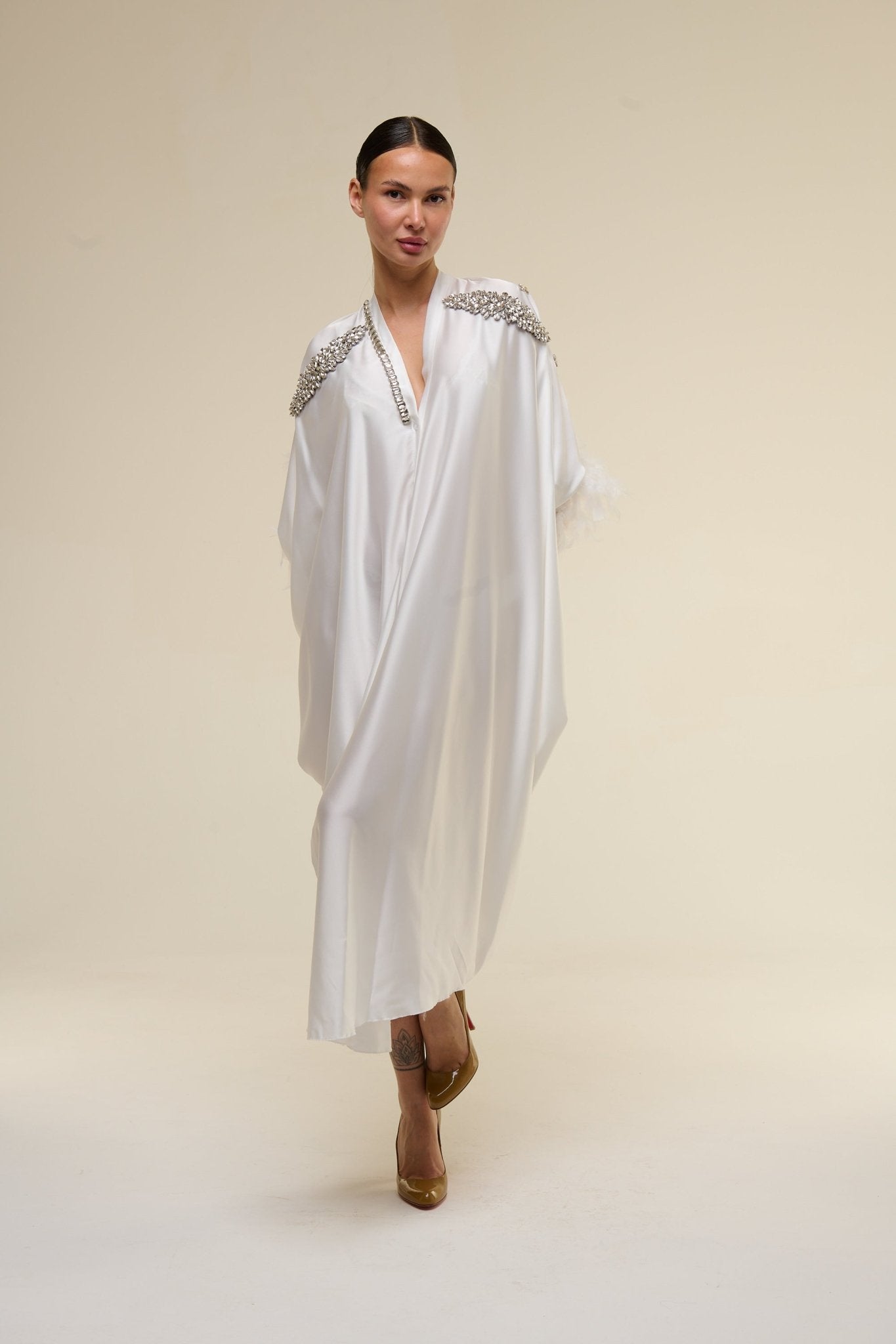 Caftano Gioiello Bianco - 22 Spazio Boutique