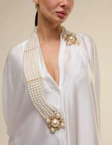 Caftano Gioiello Bianco Avorio - 22 Spazio Boutique