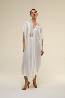 Caftano Gioiello Bianco Avorio - 22 Spazio Boutique