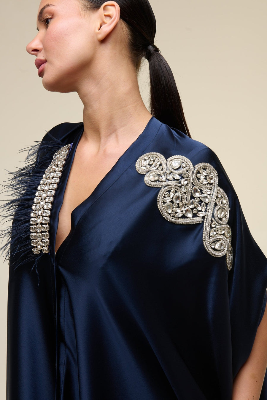 Caftano Gioiello Blu Notte - 22 Spazio Boutique