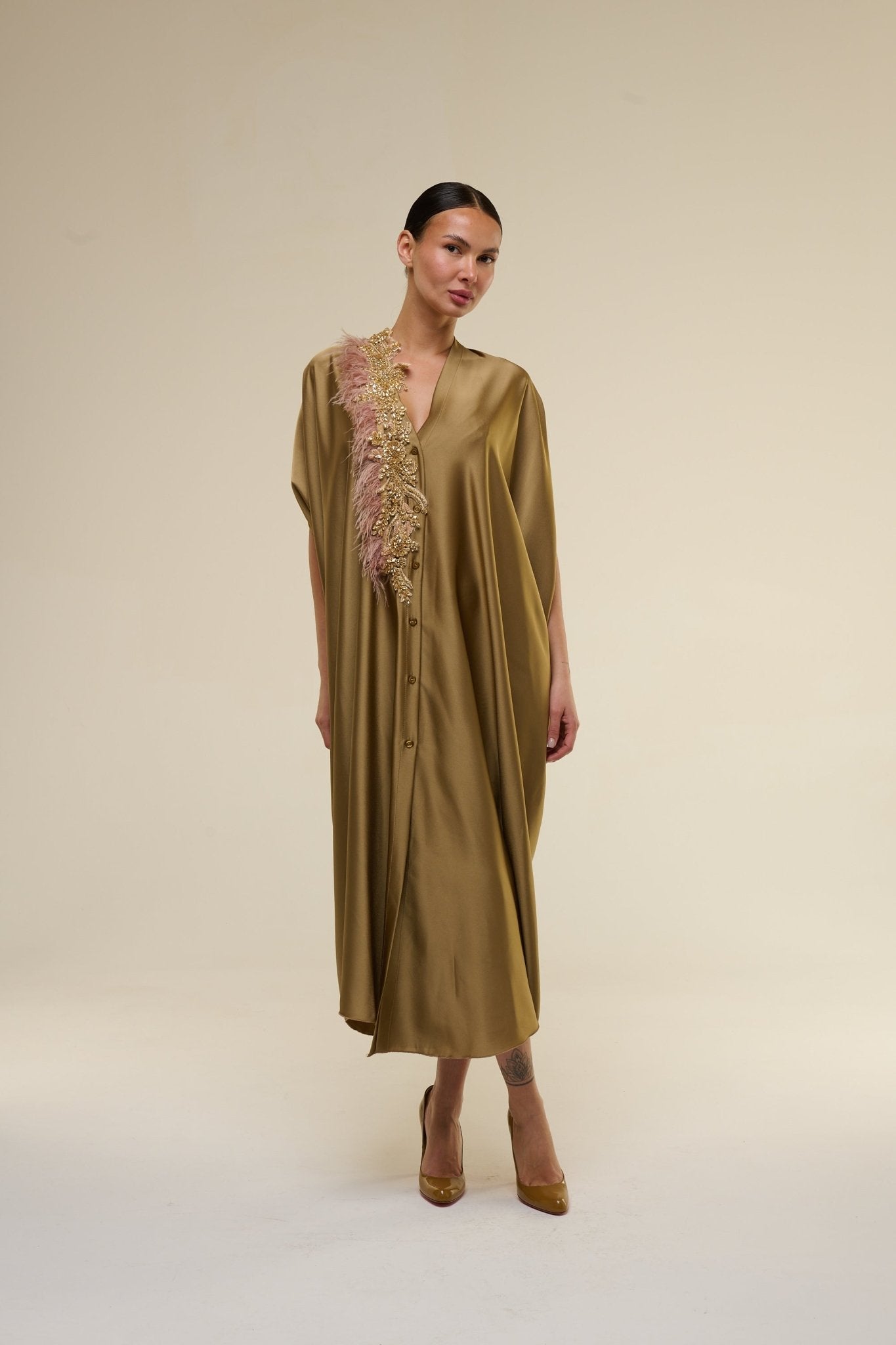 Caftano Gioiello Caramello - 22 Spazio Boutique