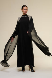 Caftano Doha Nero - 22 Spazio Boutique