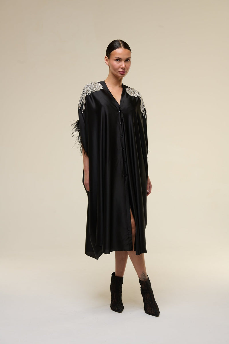 Caftano Gioiello Nero - 22 Spazio Boutique