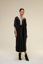 Caftano Gioiello Nero Perle - 22 Spazio Boutique