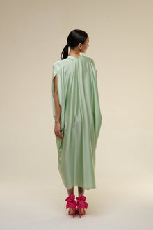 Caftano verde opaco - 22 Spazio Boutique