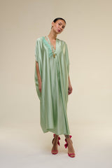 Caftano Verde Opaco -  22 Spazio Boutique