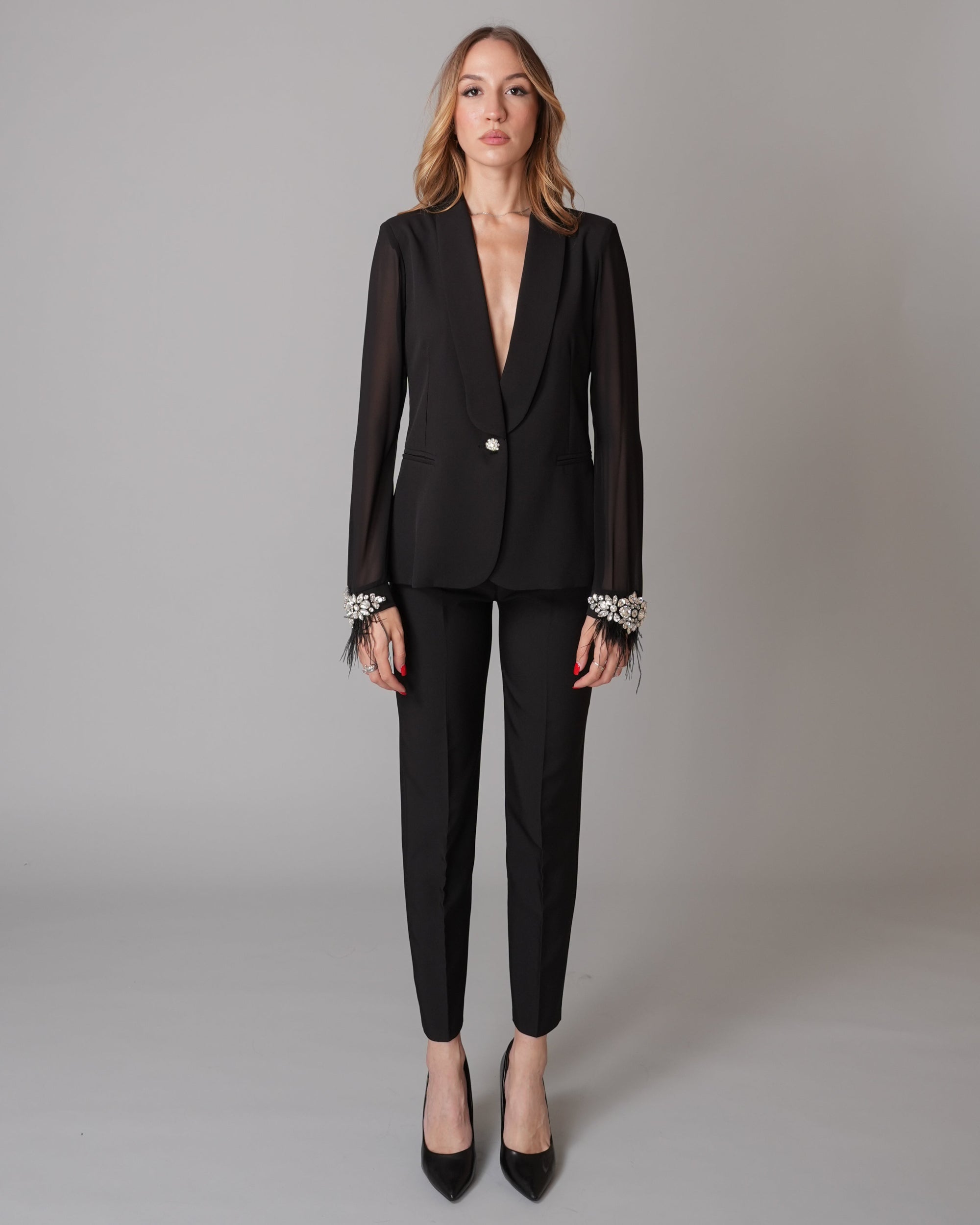 Tailleur Chiffon Nero